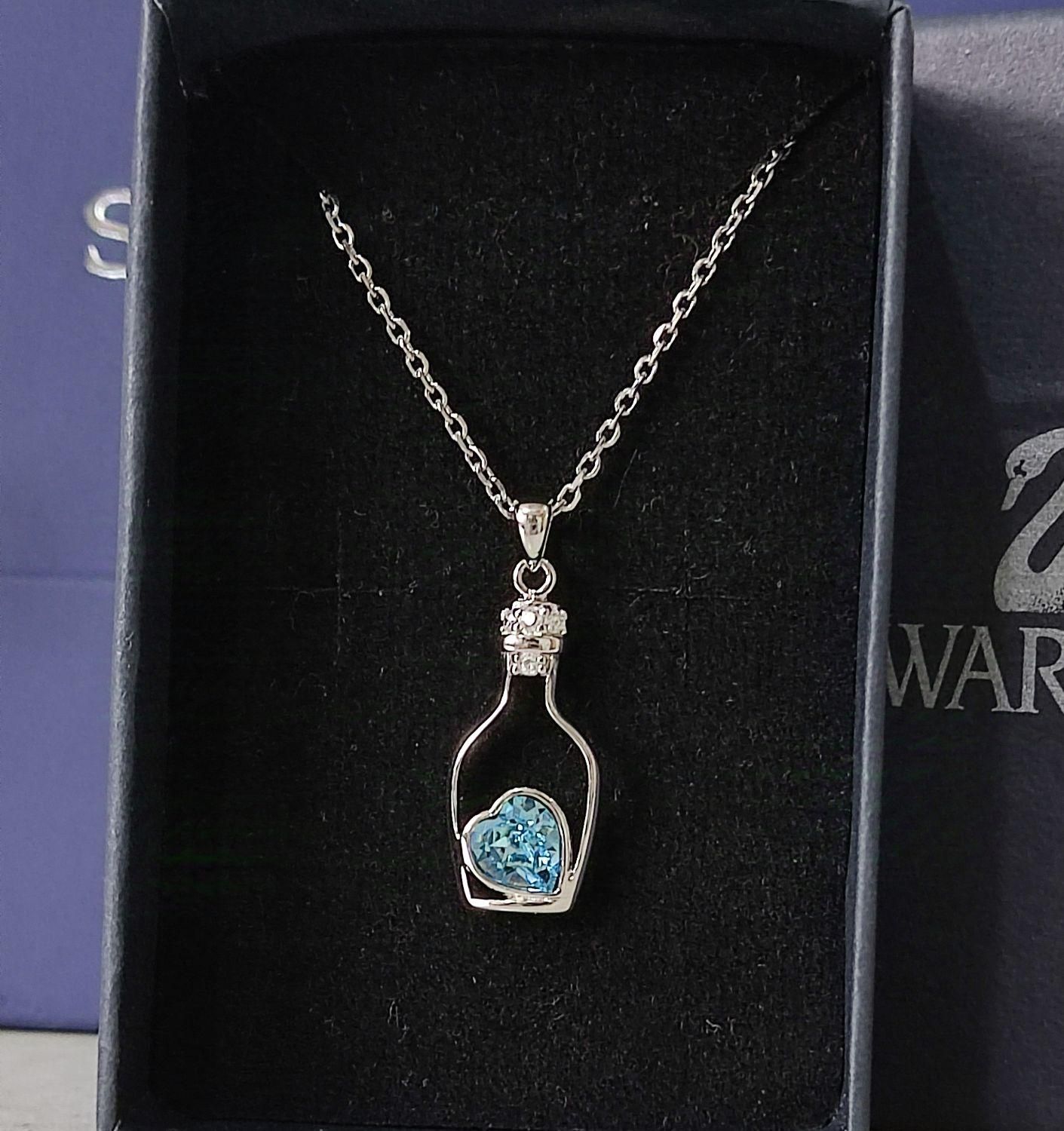 گردنبند نقره swarovski 925 مناسب هدیه|جواهرات|تهران, سازمان برنامه شمالی|دیوار