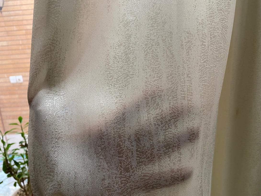 پرده پارچه ای همراه با یالان و هوکس و گیره و سرب|پرده، رانر، رومیزی|یزد, |دیوار