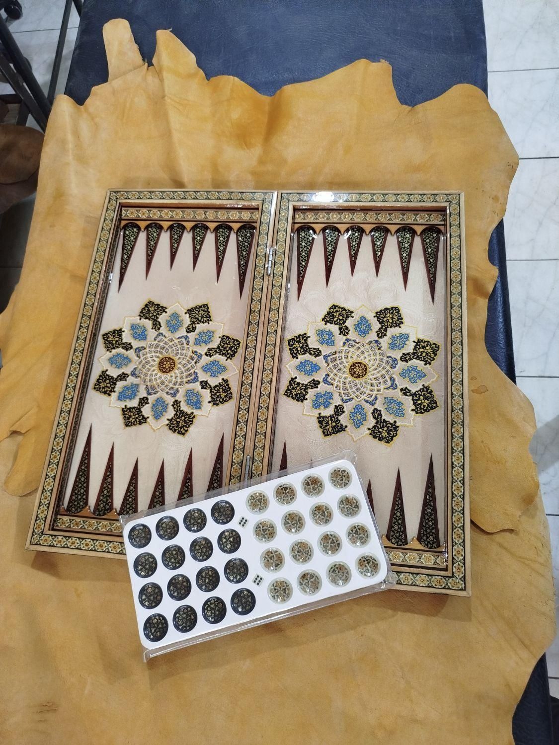 تخته نرد خاتم شیراز|صنایع دستی و سایر لوازم تزئینی|شیراز, کوی زهرا|دیوار