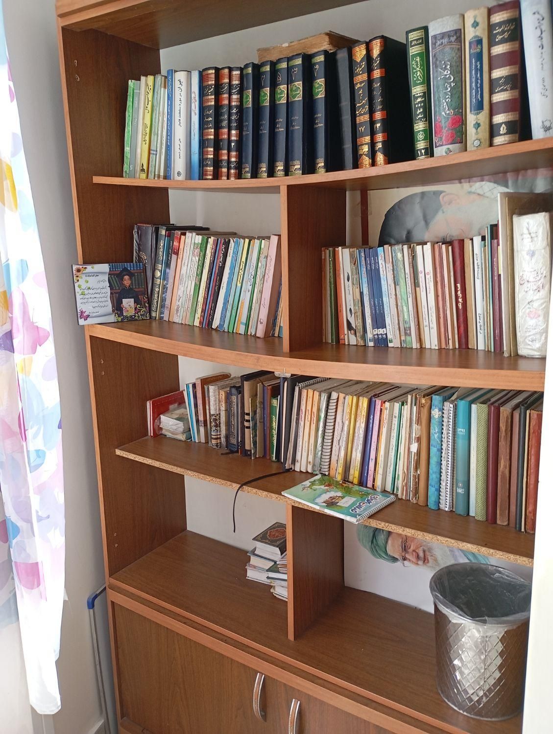 کتابخانه|کتابخانه، شلف، قفسه‌های دیواری|تهران, مرزداران|دیوار