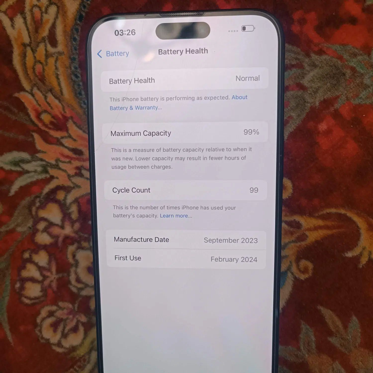 ایفون 15 pro Max|موبایل|کرمانشاه, |دیوار