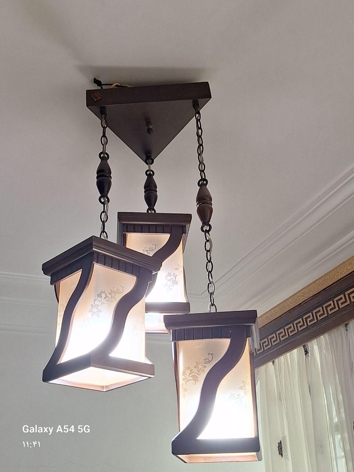 لوستر و پرده|لوستر و چراغ آویز|بندر کنگان, |دیوار