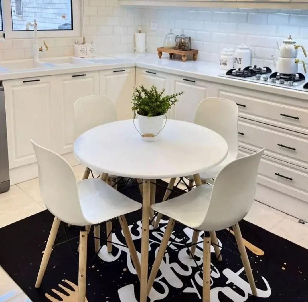 میزوصندلی پایه ایفلی نهار خوری|میز و صندلی غذاخوری|اهواز, دغاغله|دیوار