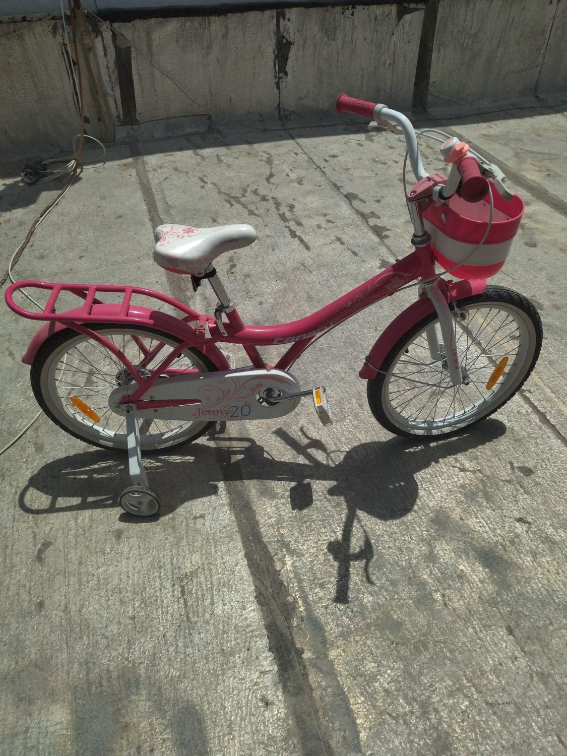 دوچرخه دخترانه صورتی رنگ|دوچرخه، اسکیت، اسکوتر|قزوین, |دیوار