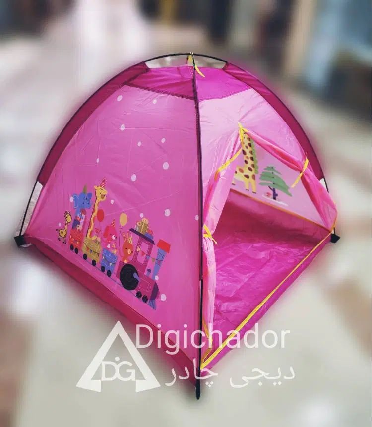 چادر بازی عصایی مسافرتی کمپ کودک وارداتی صورتی|اسباب‌‌بازی|کرج, اتمسفر|دیوار