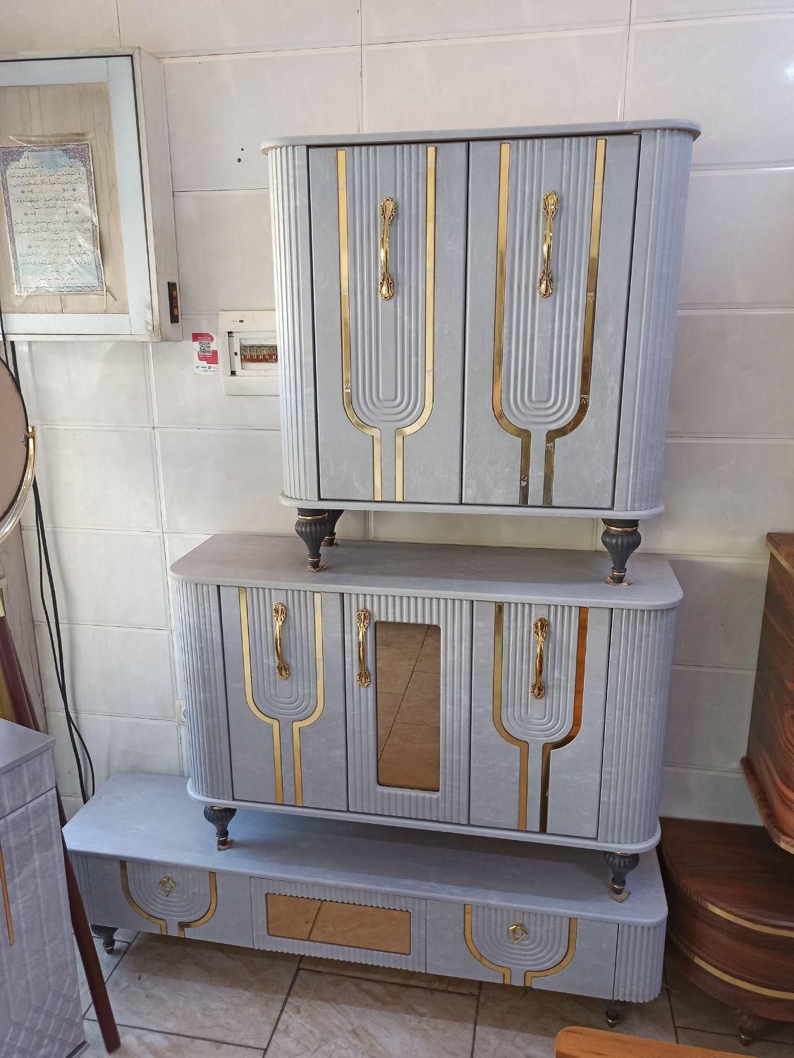 آینه کنسول ست|بوفه، ویترین، کنسول|کاشان, |دیوار