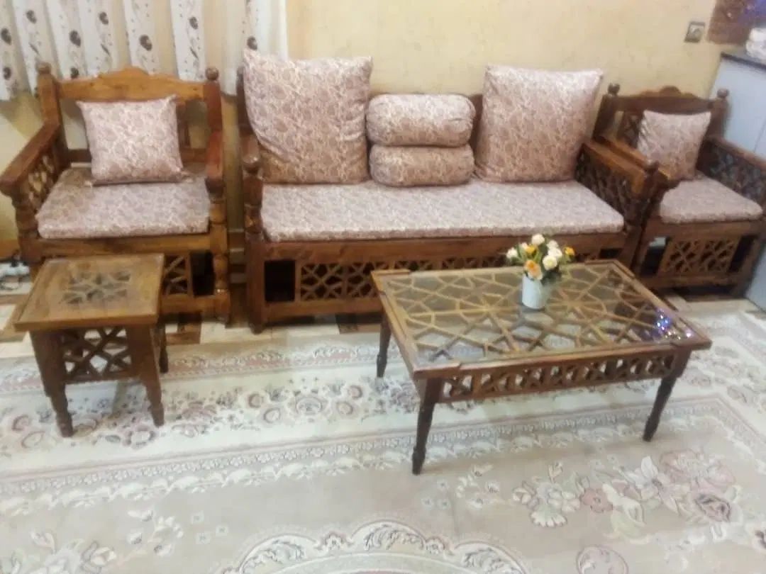 مبلمان سنتی ۵ نفره|مبلمان خانگی و میز عسلی|تهران, جابری|دیوار