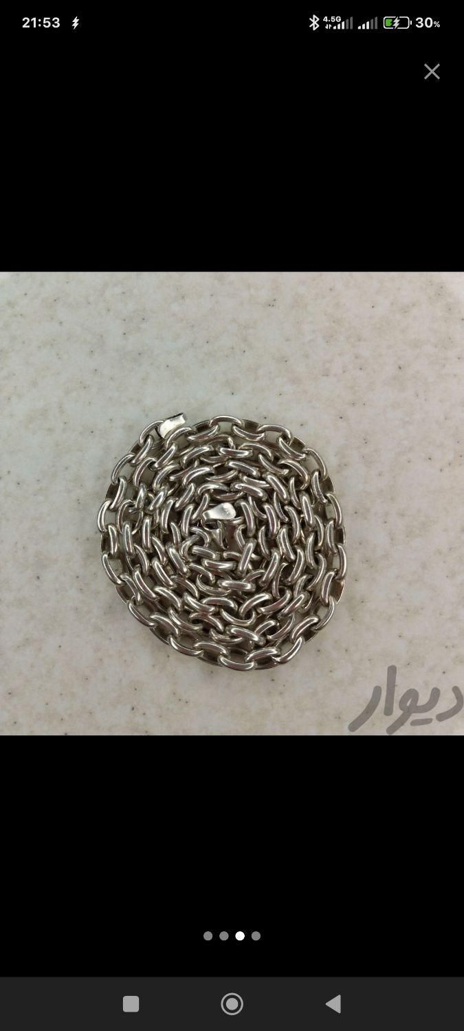 زنجیر نقره ترک|جواهرات|تهران, اکباتان|دیوار