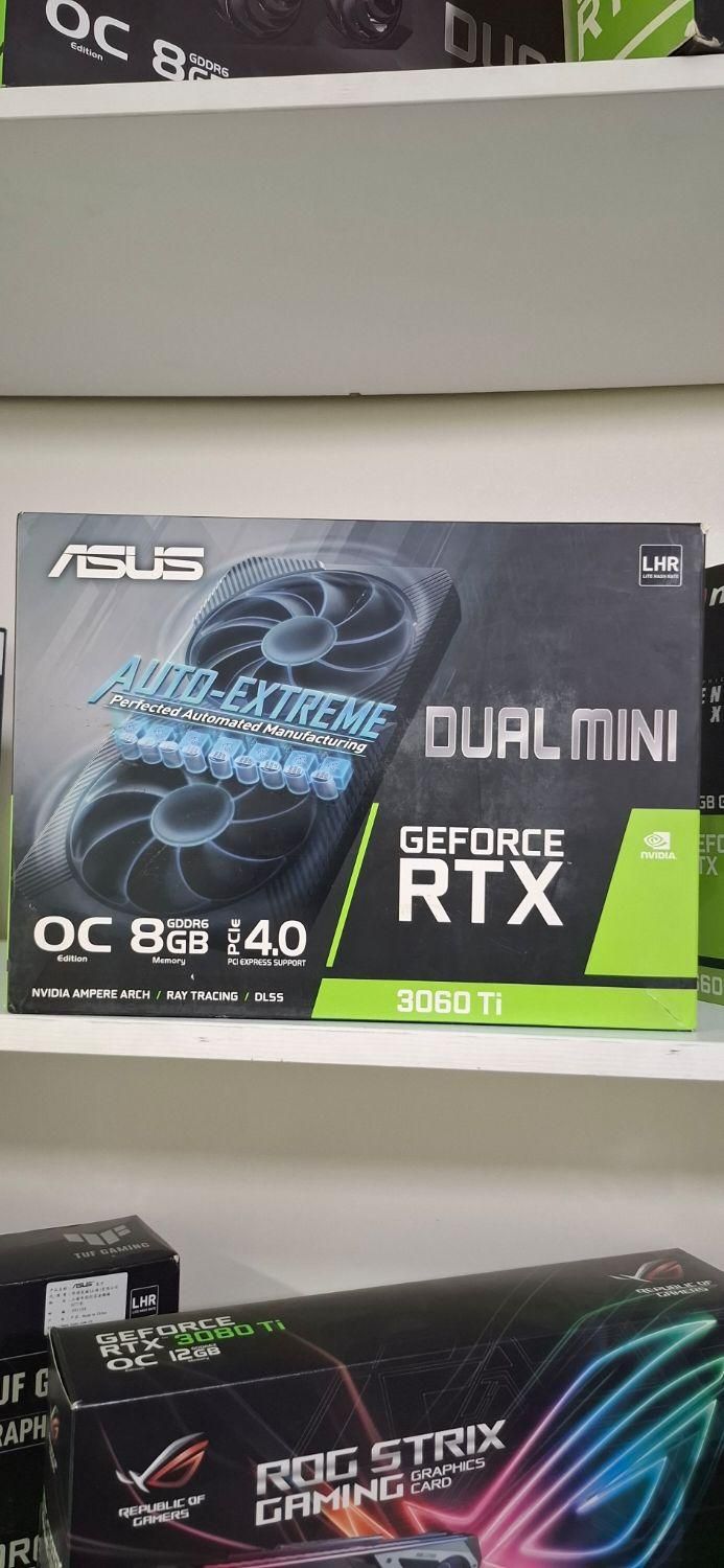 کارت گرافیک ایسوس  duall 3060ti mini مثل آکبند|قطعات و لوازم جانبی رایانه|تهران, آذربایجان|دیوار