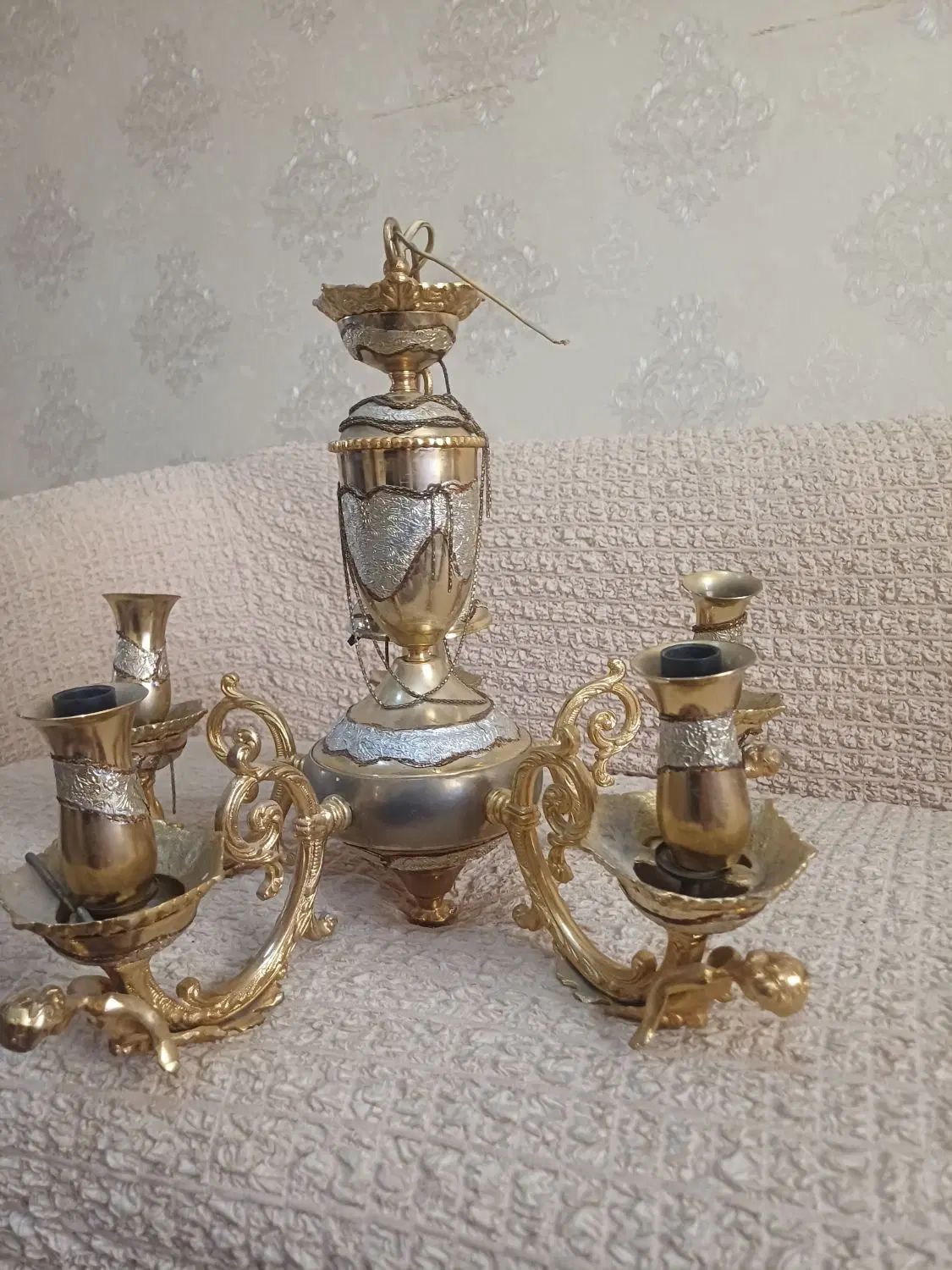 لوستر برنجی|لوستر و چراغ آویز|تهران, خانی آباد نو جنوبی|دیوار