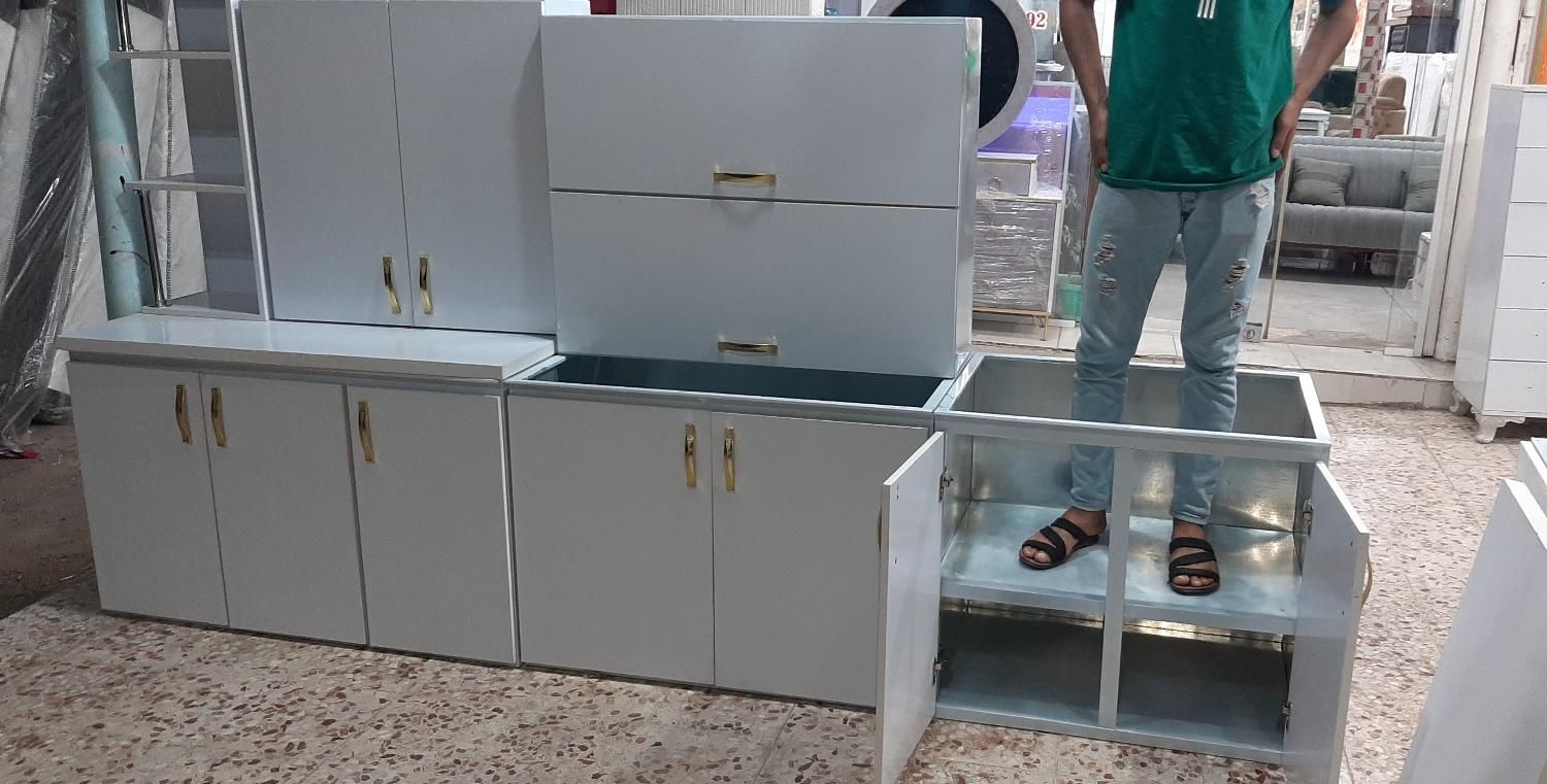 کابینت فلزی ضخیم  ب روز ترین طبق نقشه آشپزخانه|مصالح و تجهیزات ساختمان|شوشتر, |دیوار