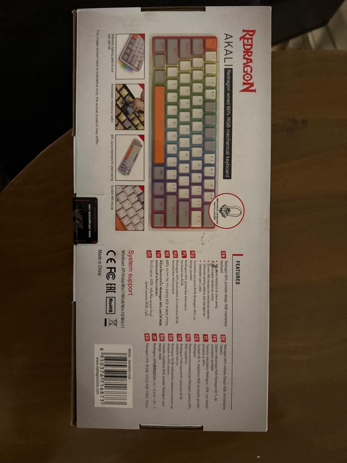 کیبورد گیمینگ ردراگون Akali K642WGO RGB|قطعات و لوازم جانبی رایانه|تهران, میدان ولیعصر|دیوار