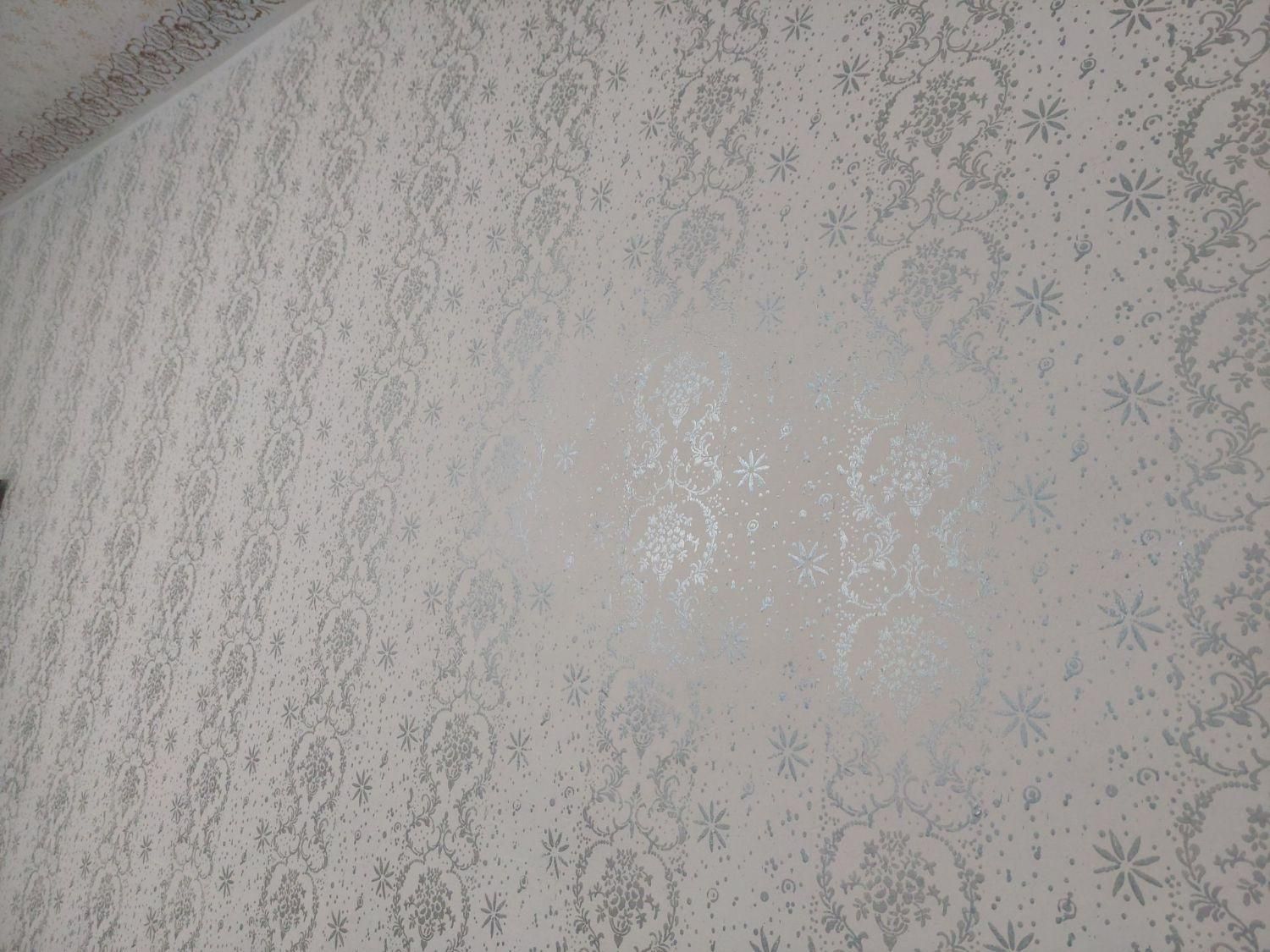 نقاشی طرح کاغذ دیواری|خدمات پیشه و مهارت|سلماس, |دیوار