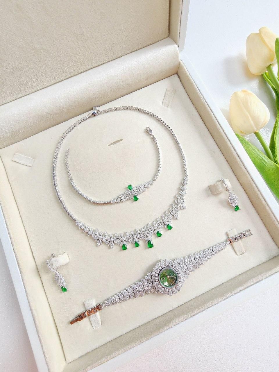 ست کامل نقره سنگ یاقوت خور جواهراتی ۰۱۸۳|بدلیجات|تهران, بازار|دیوار