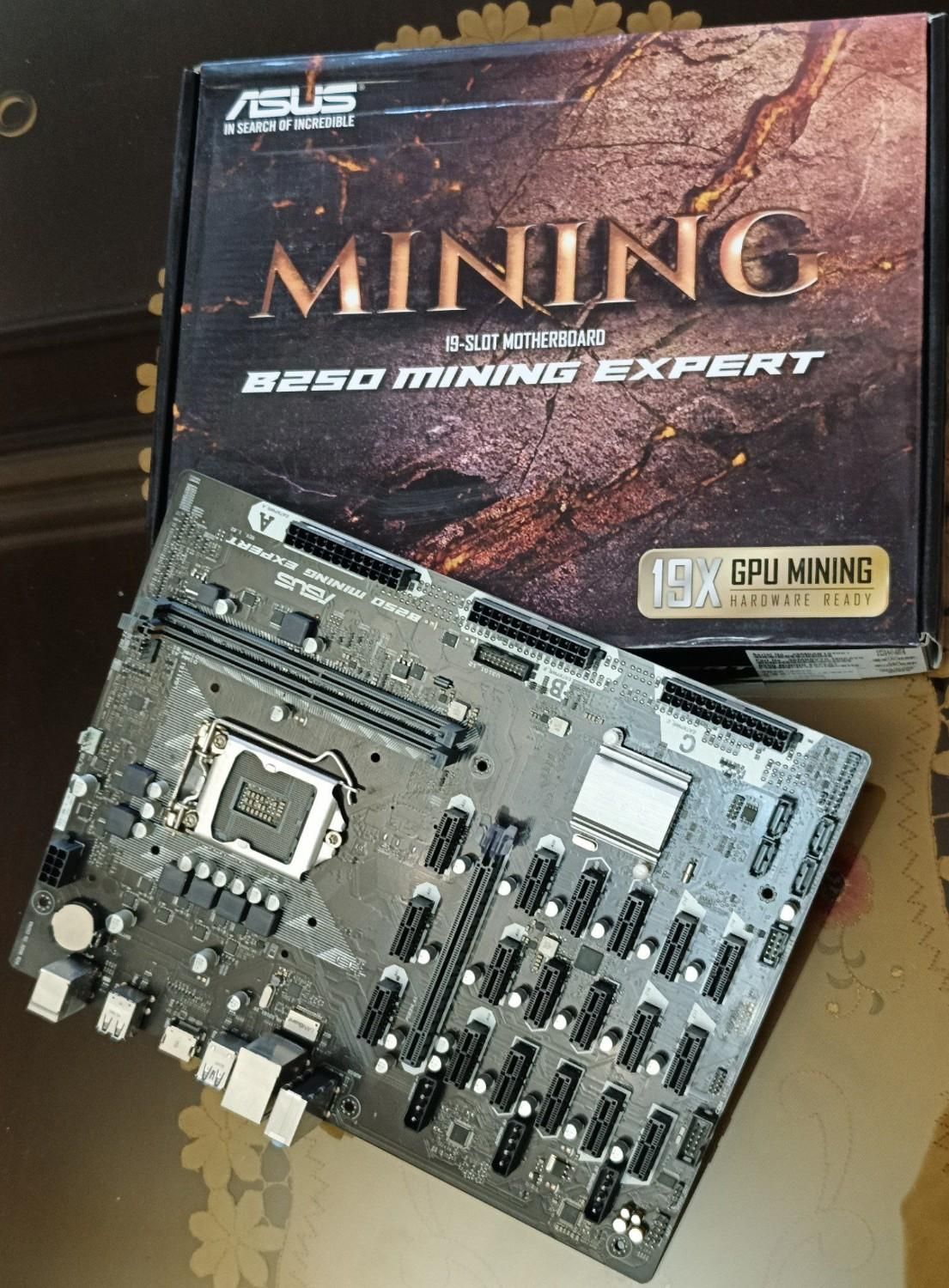 Asus B250 Mining Expert 19Slot Motherboard|قطعات و لوازم جانبی رایانه|تهران, خواجه نظام الملک|دیوار