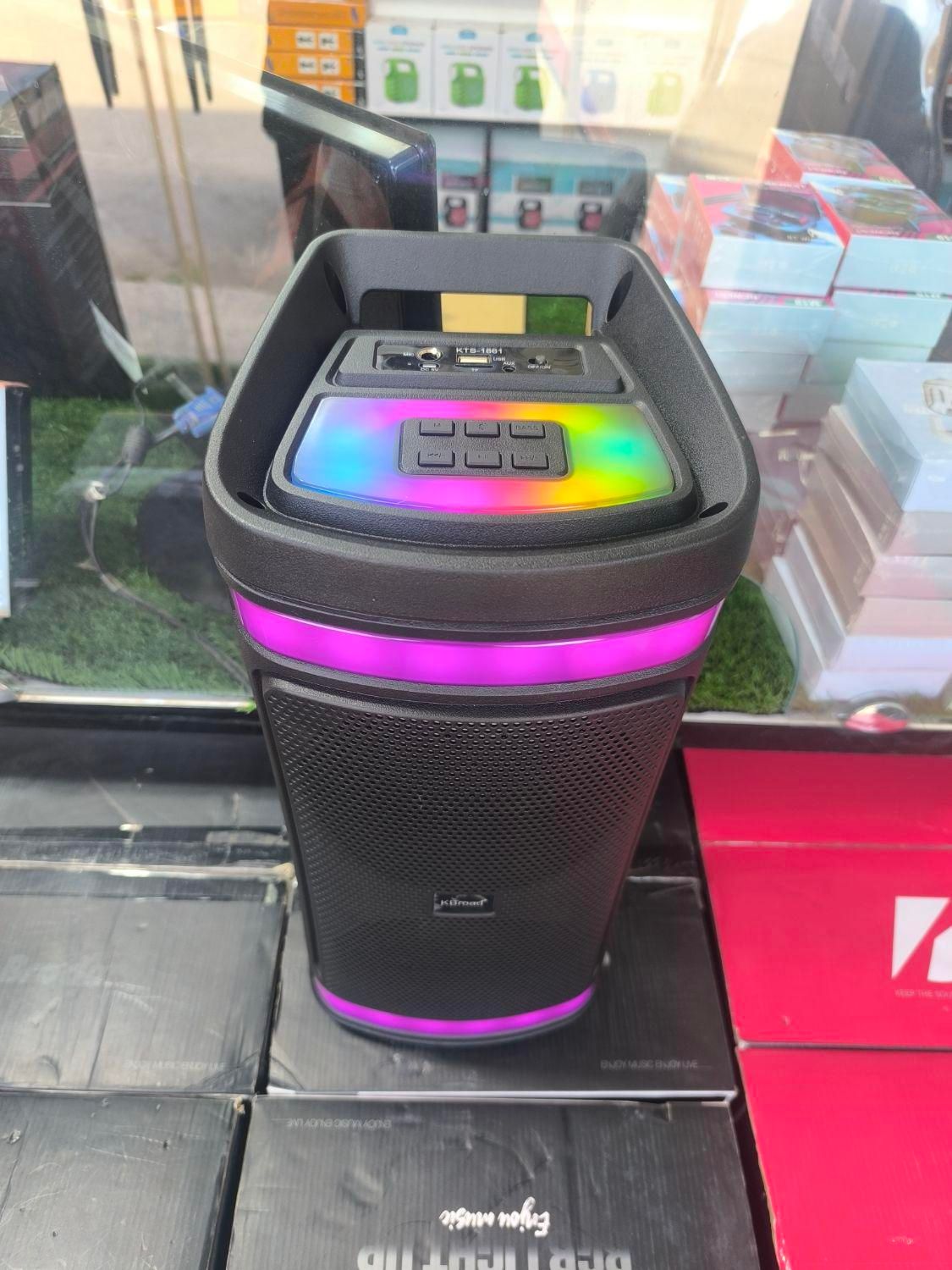 اسپیکر kts 1861 دو عدد ساب 6.5 اینچ(13اینچ)|پخشکننده همراه|خرمآباد, |دیوار