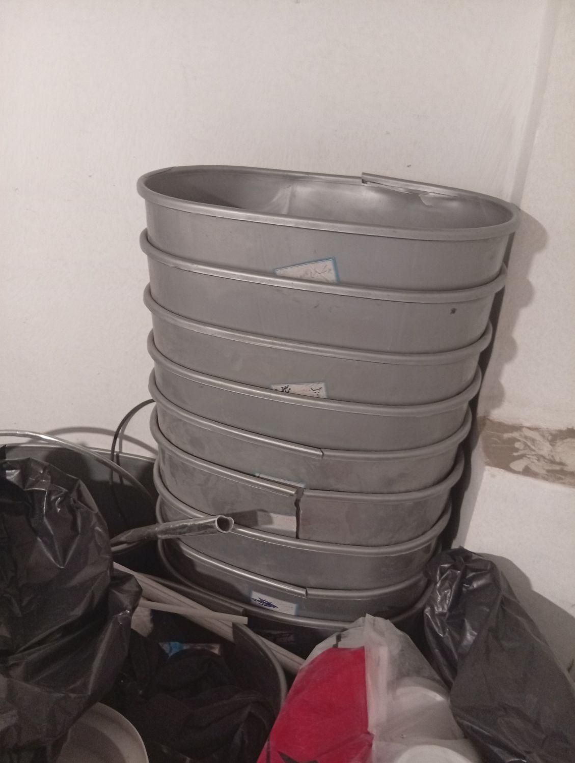 سطل جای حبوبات و ظروف یکبار مصرف|ظروف نگهدارنده، پلاستیکی، یک‌بارمصرف|بهشهر, |دیوار