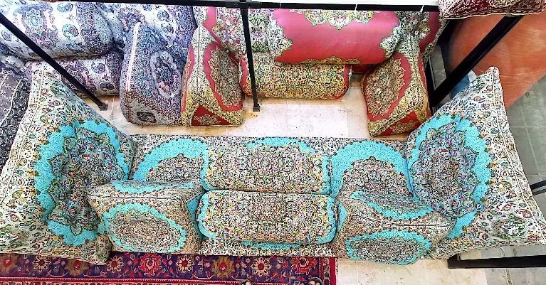 فروشگاه لحاف کرسی و شاه نشین طرح ترمه|پشتی|مشهد, عبادی|دیوار
