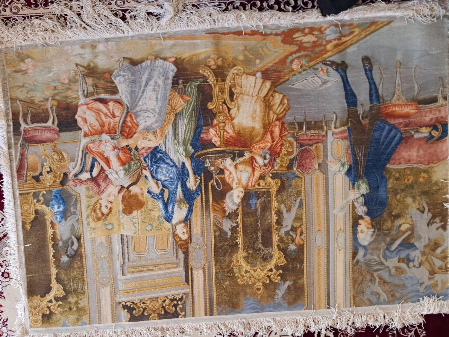 تابلو فرش ابریشم برجسته شاعر جوان|تابلو فرش|تهران, فرحزاد|دیوار