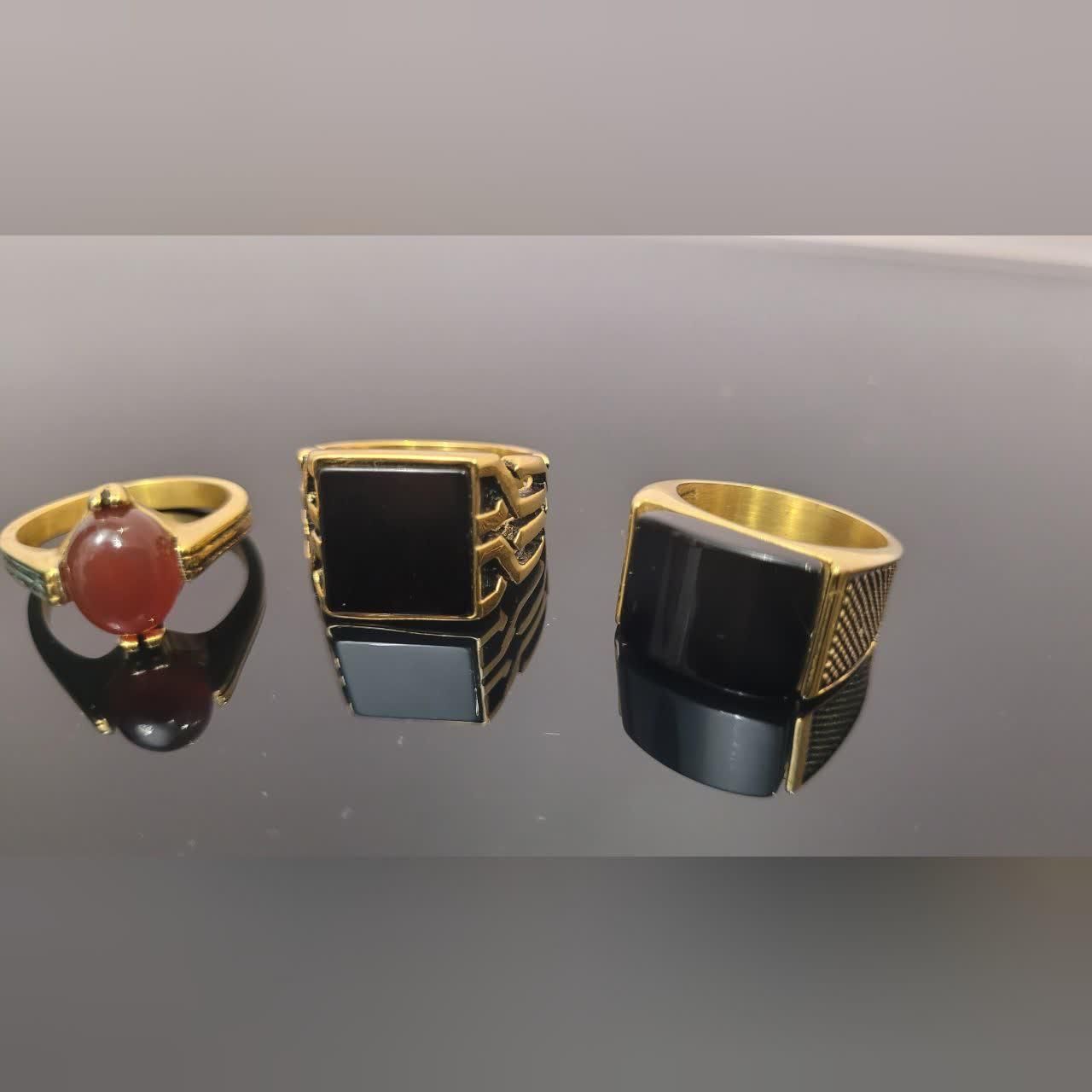 انگشتر مردانه . سنگ اونیکس|بدلیجات|تهران, خاوران|دیوار