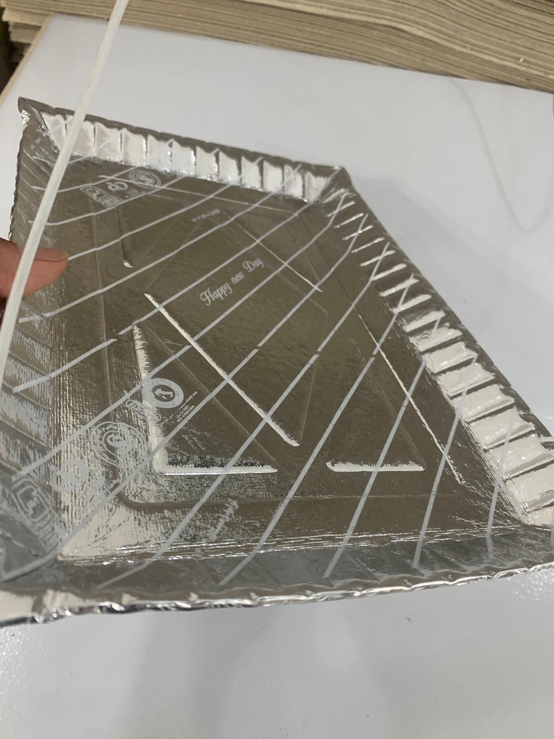 سینی مقوایی یکبار مصرف|ظروف نگهدارنده، پلاستیکی، یک‌بارمصرف|مبارکه, |دیوار