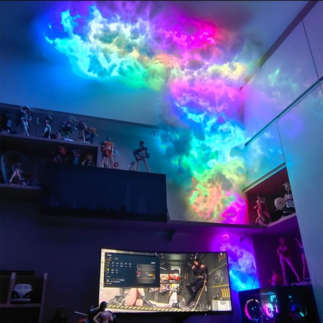 ریسه سقف ابری یا ابر نوری هوشمند تمام افکت ها|ریسه و چراغ تزئینی|کرج, مصباح|دیوار