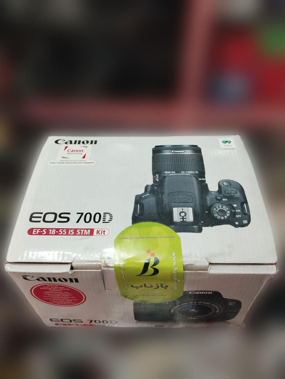 دوربین آکبند 700D canon با لنز 18-55 STM|دوربین عکاسی و فیلم‌برداری|تهران, پامنار|دیوار