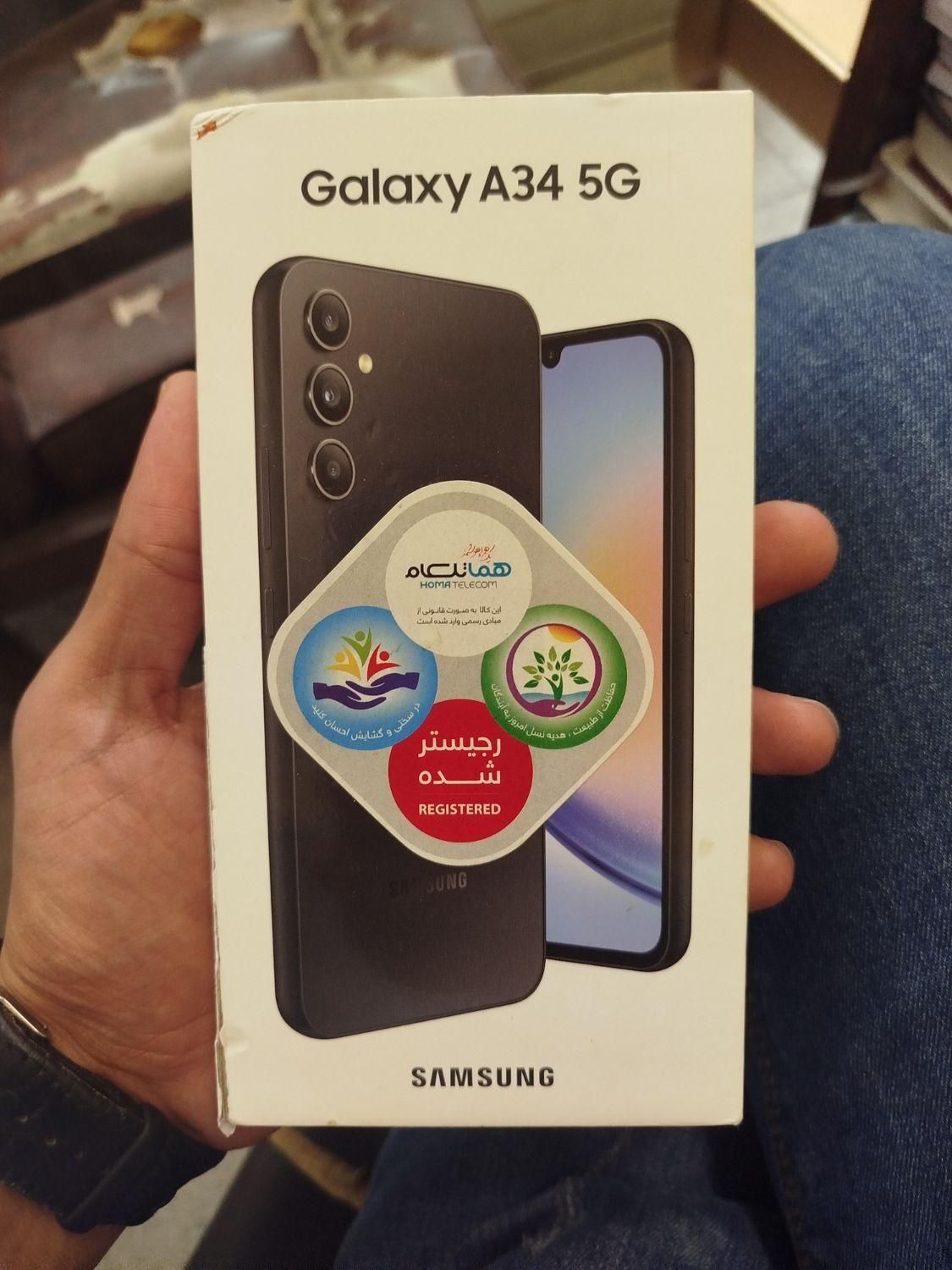 سامسونگ Galaxy A34 با حافظهٔ ۱۲۸ گیگابایت|موبایل|تهران, پامنار|دیوار