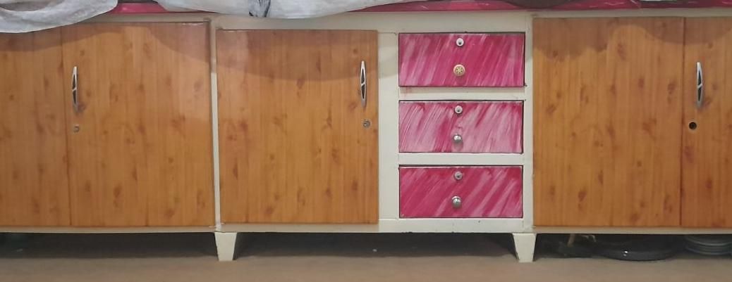 کمد آهنی دست ساز سنگین در حد نو مناسب جهیزیه|جاکفشی، کمد، دراور|لردگان, |دیوار