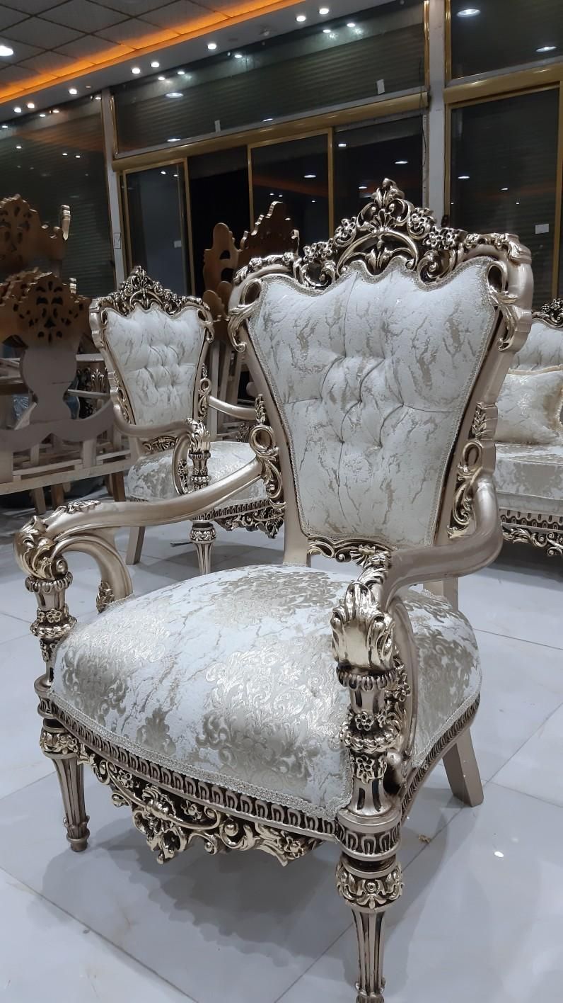مبل سلطنتی استیل کلاسیک خاطره کوئین ابزاری|مبلمان خانگی و میز عسلی|تهران, یافت آباد جنوبی|دیوار