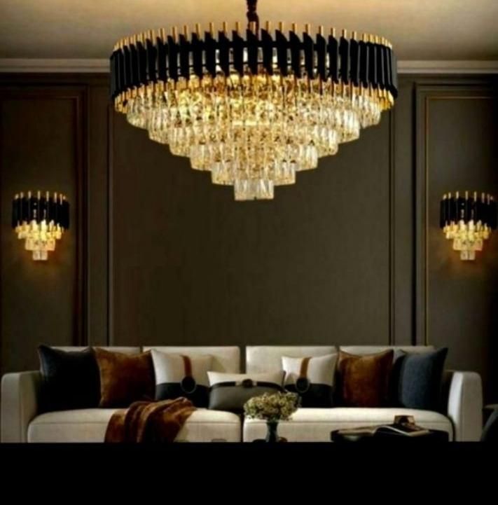 لوستر گرد در اندازه های مختلف|لوستر و چراغ آویز|همدان, |دیوار