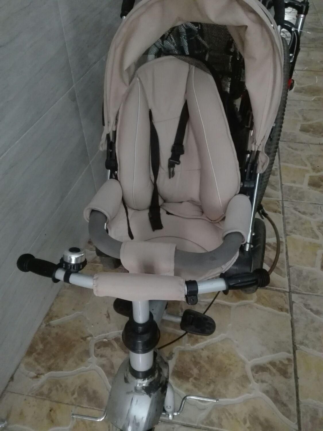 سه چرخه خارجی به رنگ کرمی|دوچرخه، اسکیت، اسکوتر|تبریز, |دیوار