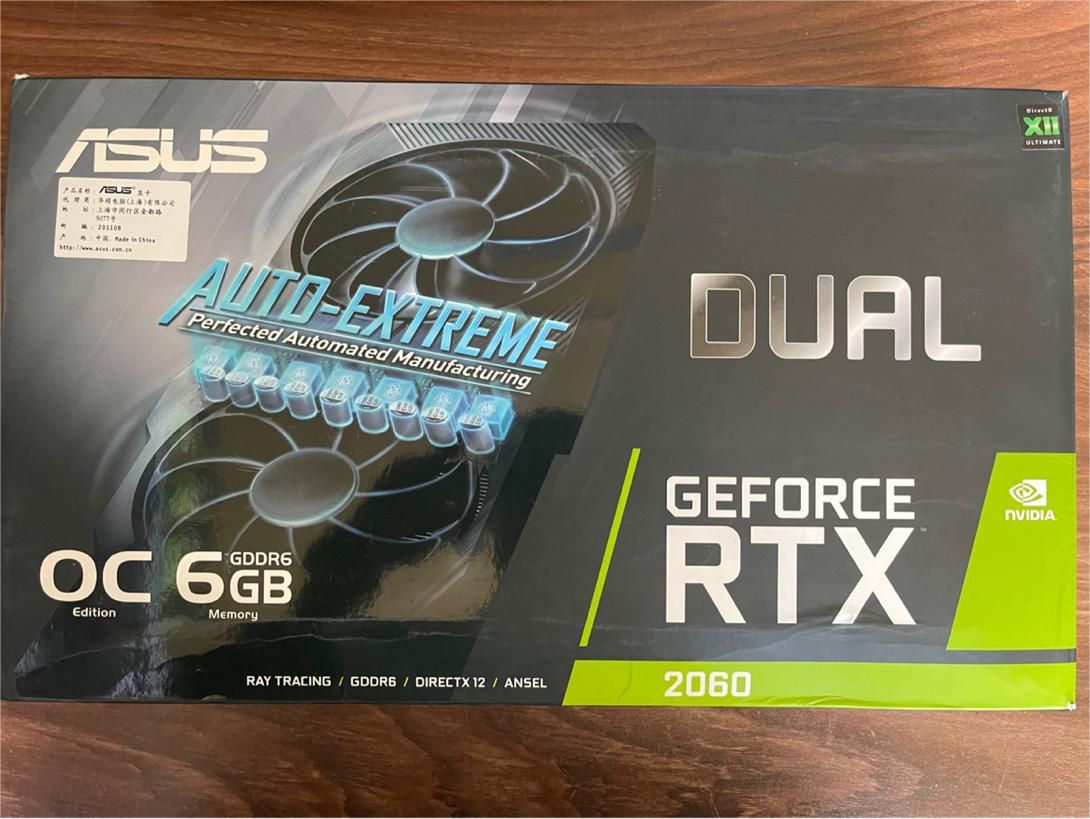 کارت گرافیک rtx 2060 6gb asus dual|قطعات و لوازم جانبی رایانه|کرج, کرج نو|دیوار