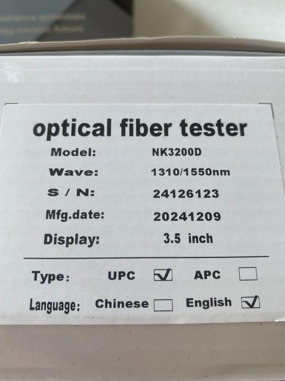 OTDR NK3200D دستگاه تستر فیبر نوری او تی دی آر|مودم و تجهیزات شبکه|تهران, آسمان|دیوار