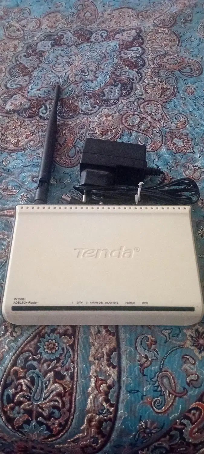 مودم adsl2/2+ router برند tenda w150d|مودم و تجهیزات شبکه|تهران, نعمت‌آباد|دیوار