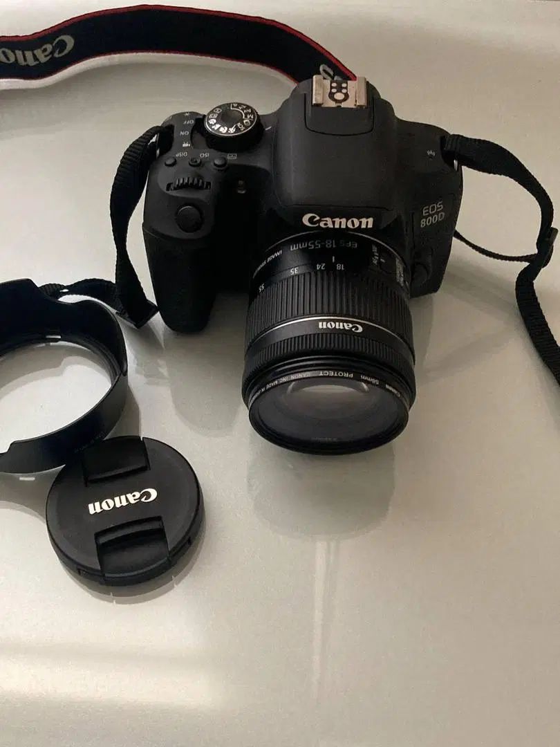 دوربین canon EOS 800d کنون با لنز 18-55|دوربین عکاسی و فیلم‌برداری|کرج, گلشهر|دیوار