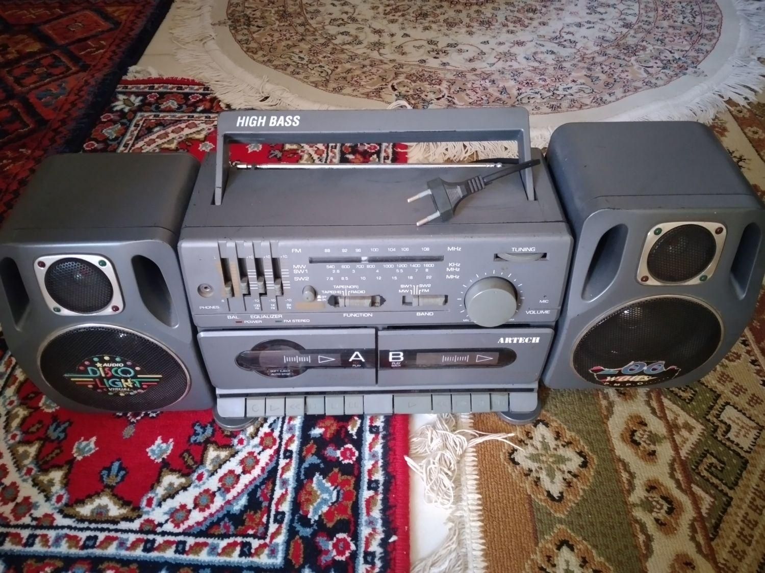 رادیو ضبط بسیار تمیز|سیستم صوتی خانگی|اصفهان, ملک‌شهر|دیوار