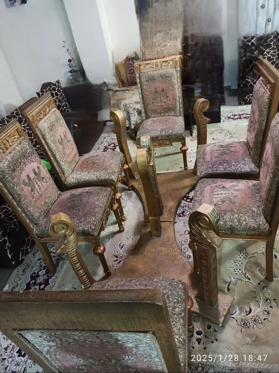 میز صندلی ناهار خوری کاناپه لباسشویی زیروات سالم|میز و صندلی غذاخوری|اصفهان, سنبلستان|دیوار