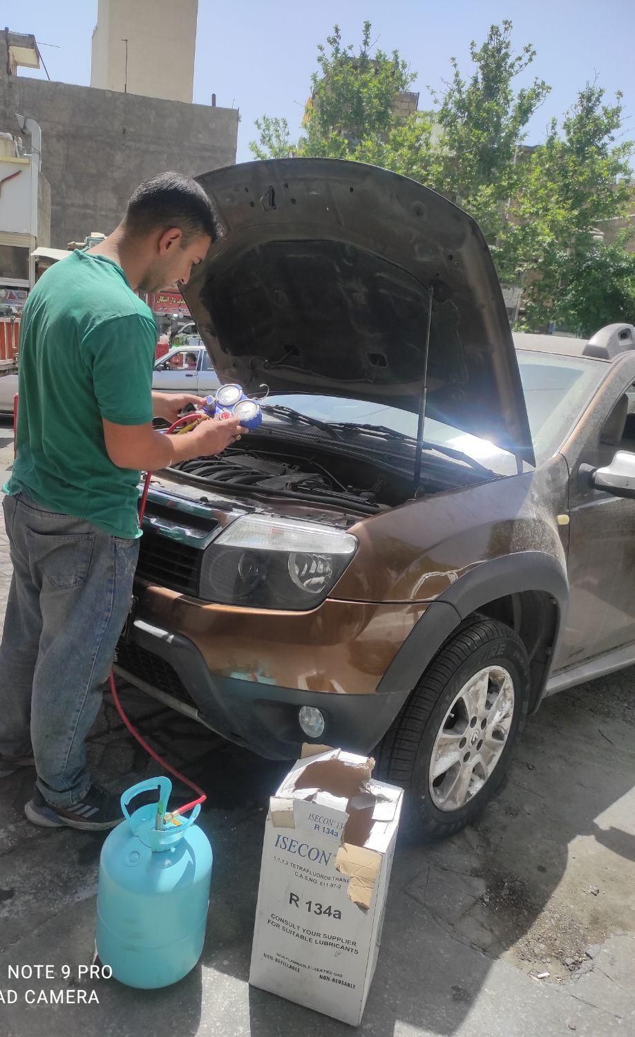 گاز کولر ، شارژ گاز ،تعمیر کمپرسور (با ضمانت)|خدمات موتور و ماشین|تهران, خاک سفید|دیوار