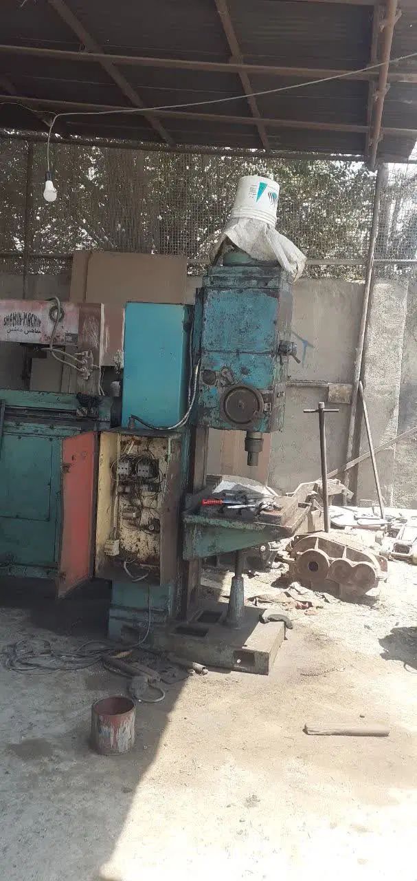 دریل ستونی روسی صفحه تراش روسی و پرس ۱۰۰تن شاهین|ماشین‌آلات صنعتی|چهاردانگه (تهران), |دیوار