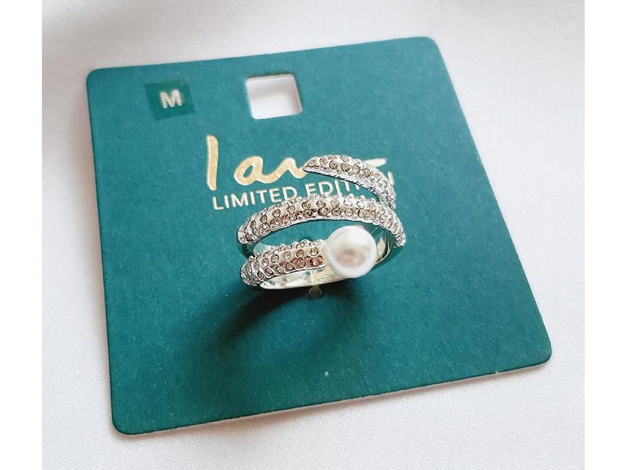 انگشتر نقره ای نگین دار با تک مروارید سفید|بدلیجات|اسلامشهر, شهرک لاله|دیوار