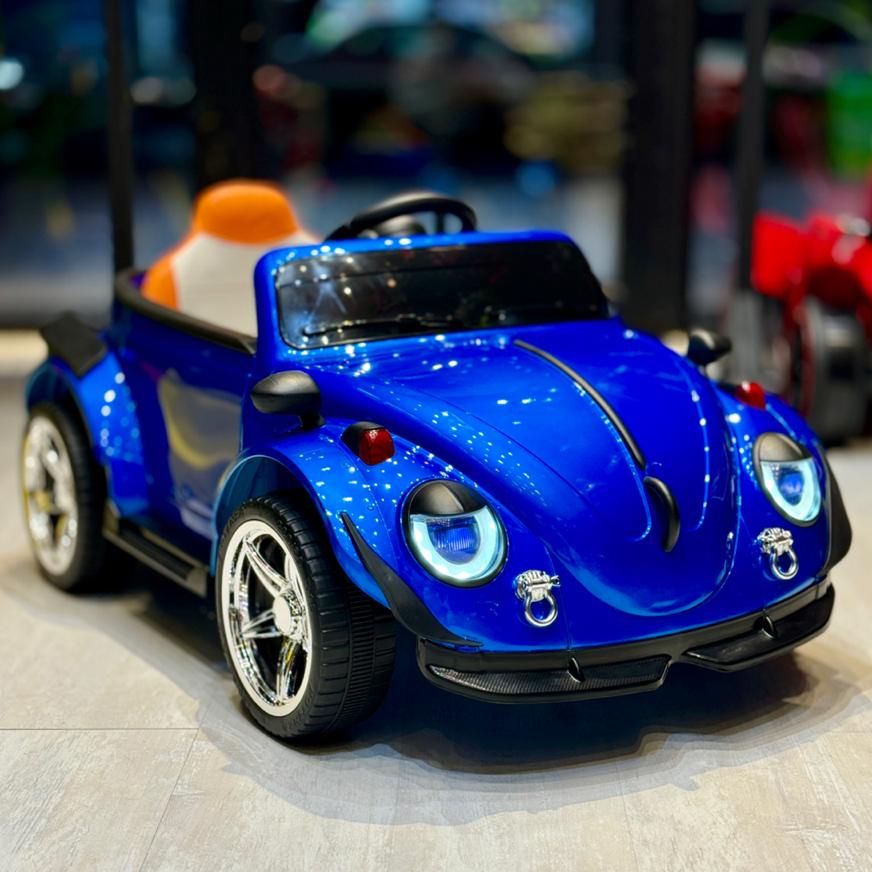 ماشین شارژی فولکس بیتل قورباغهای (موتور شارژی)|اسباببازی بچه|مشهد, آبکوه|دیوار