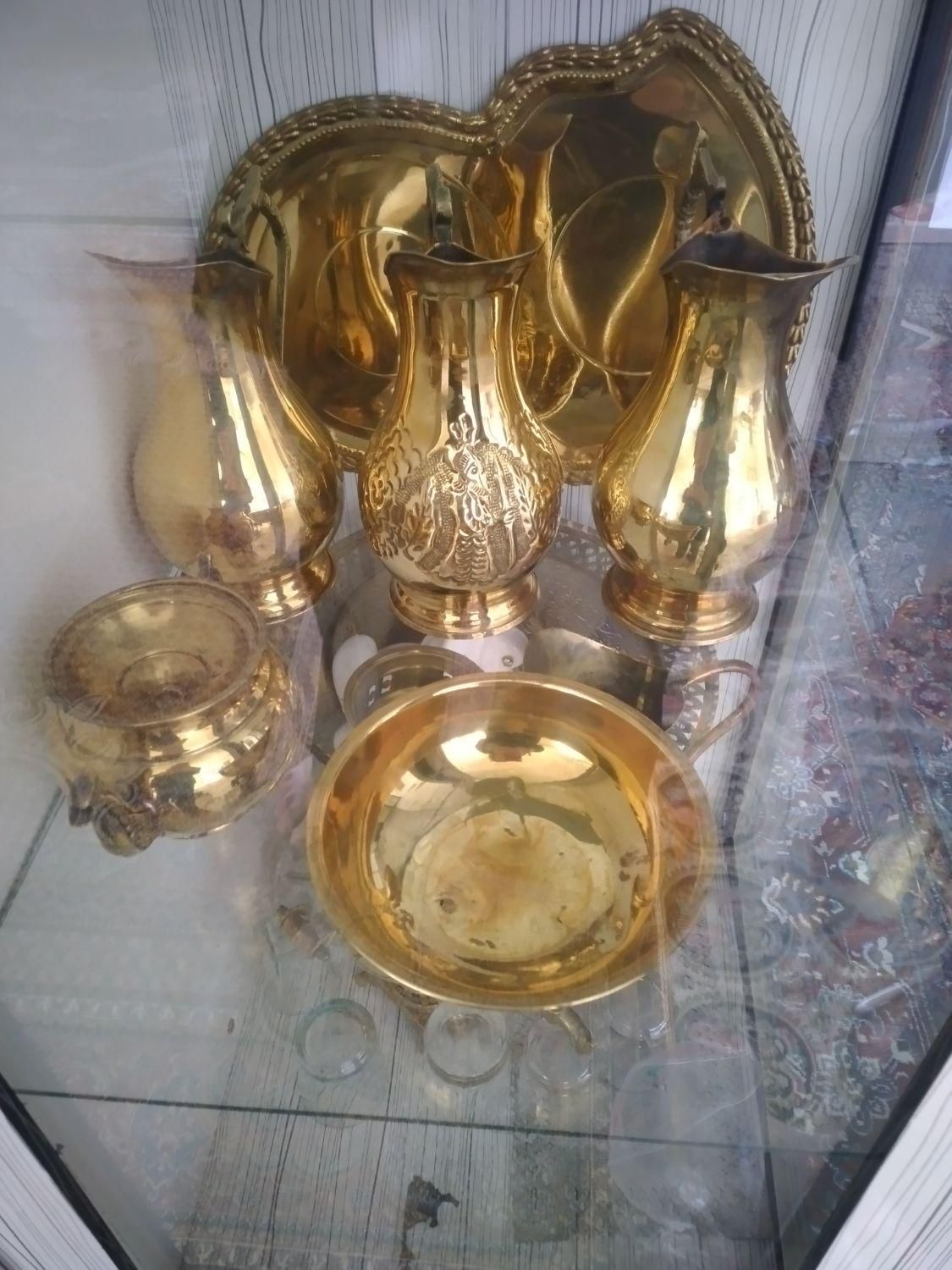 وسایل سماور برنز در حد نو|سماور، چای‌ساز، قهوه‌ساز|اردبیل, |دیوار