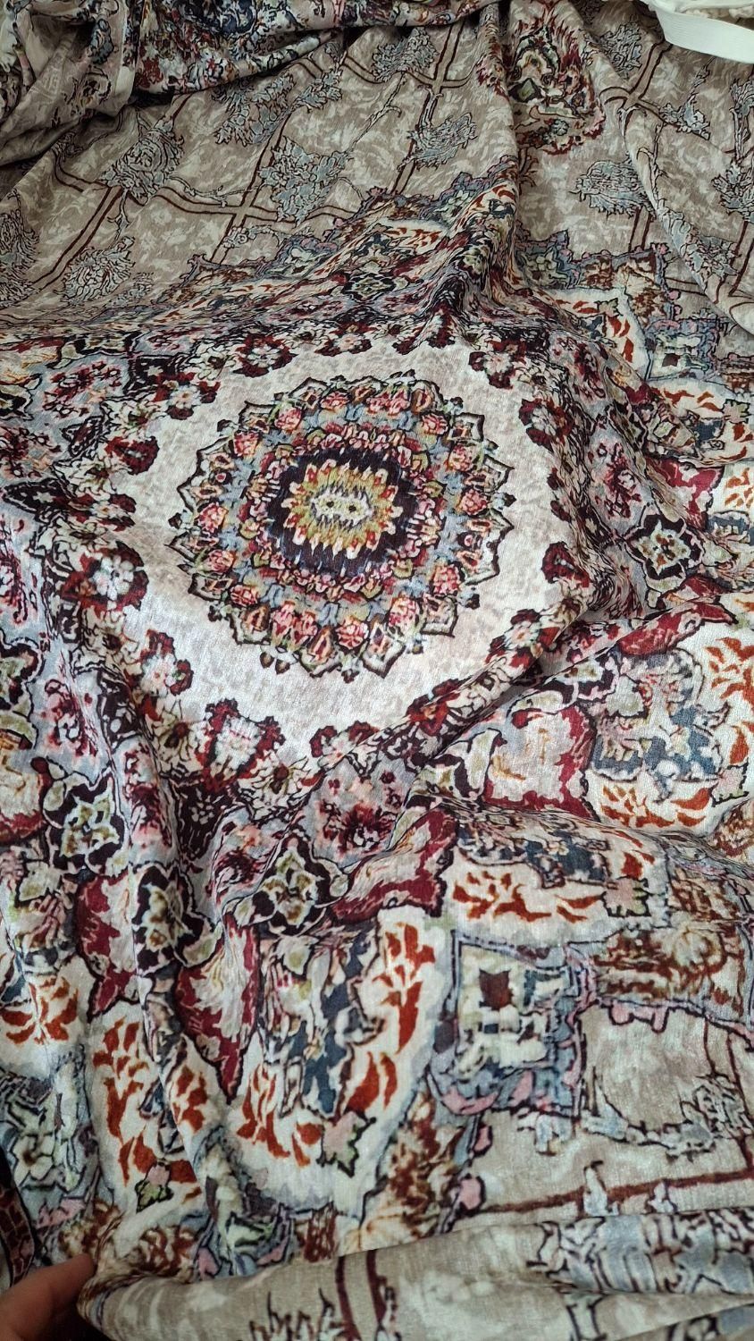 کاور فرش مخمل رنگ ثابت|روفرشی|نجفآباد, الله اکبر|دیوار