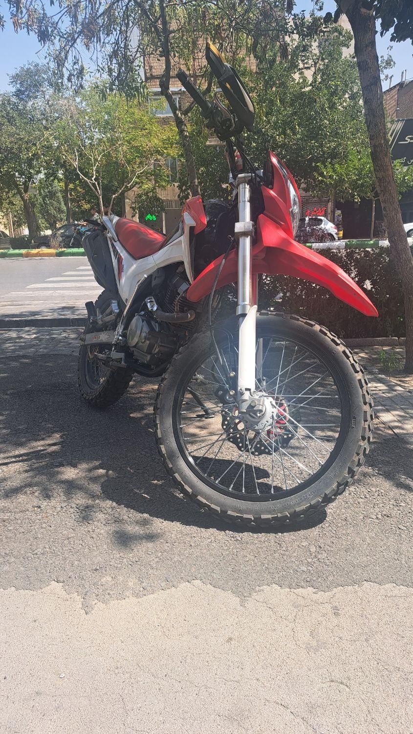 تریل فلات 200cc طرح crf|موتورسیکلت|مشهد, گاز|دیوار