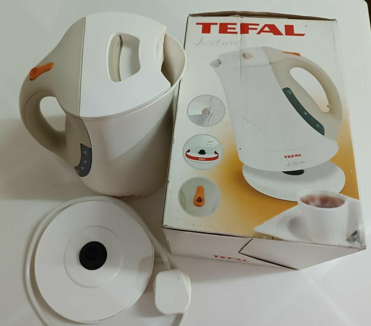کتری برقی JUSTIN TEFAL خارجی|سماور، چای‌ساز، قهوه‌ساز|رشت, رشتیان|دیوار