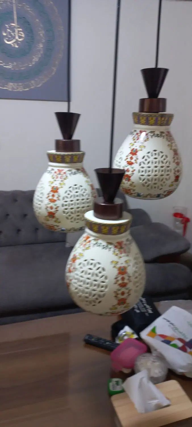 لوستر اتاق خواب ویک عدد دیواری|لوستر و چراغ آویز|تهران, تهرانپارس شرقی|دیوار