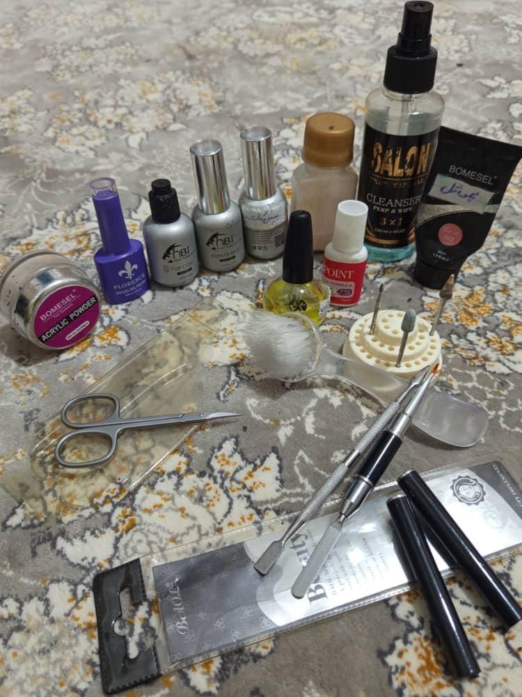 وسایل کاشت ناخن|آرایشی، بهداشتی، درمانی|زاهدان, |دیوار