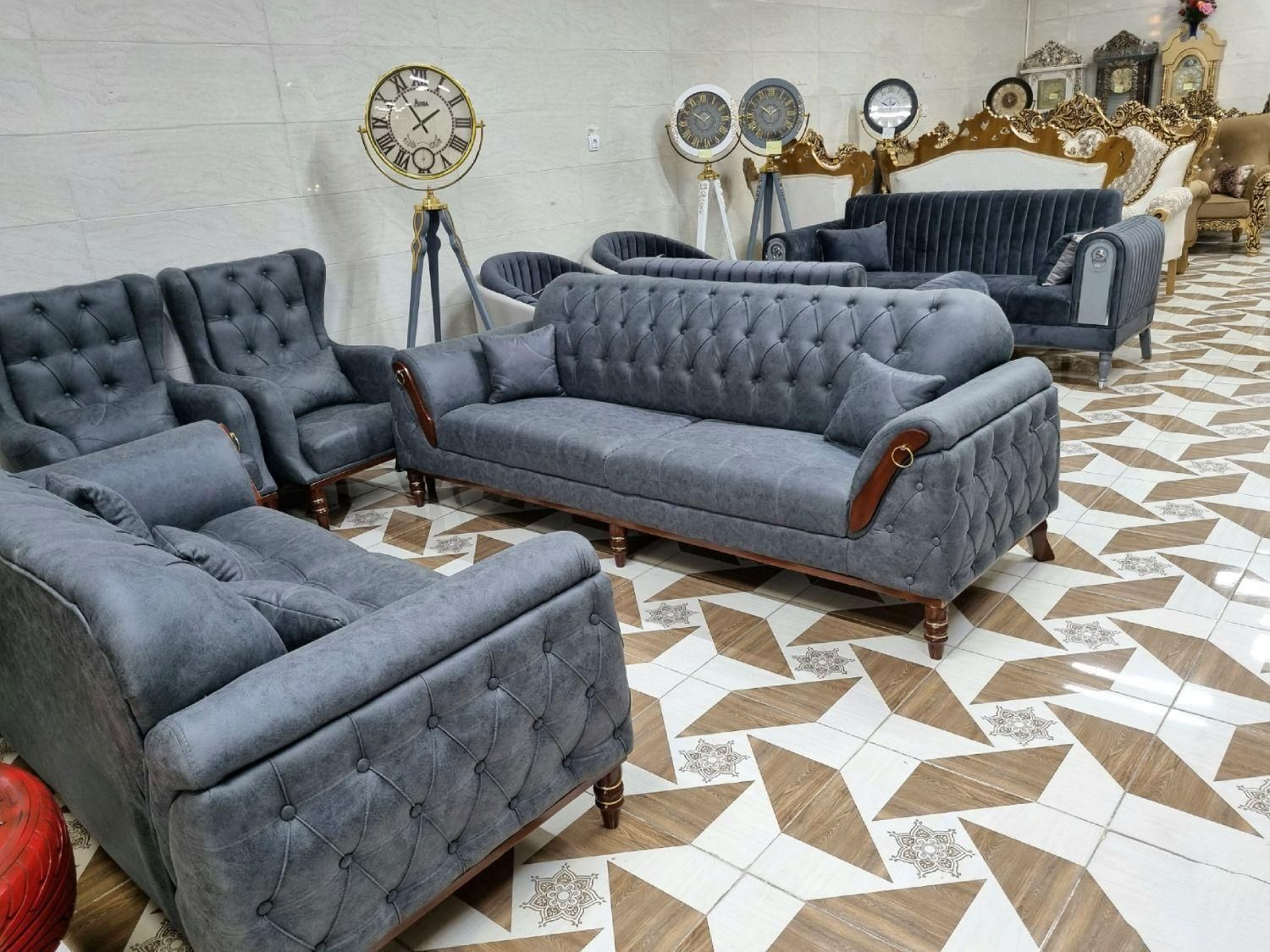 مبلمان راحتی چستر پاریس کد۲۱۵|مبلمان خانگی و میز عسلی|زنجان, |دیوار