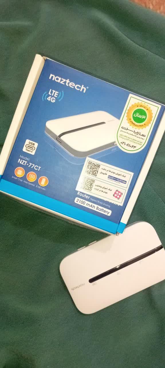 مودم قابل حملNZT-77CT 4GLTE Naztech|مودم و تجهیزات شبکه|قم, آذر (نکویی)|دیوار